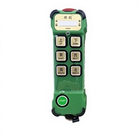 Télécommande radio sans fil pour grue, étanche, en plastique ABS, piles AAA, code d'apprentissage, 6 canaux, portée 100m