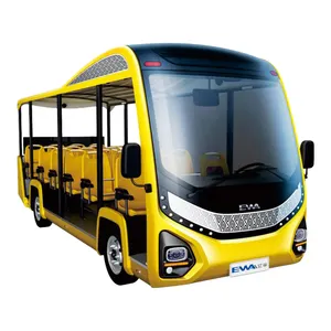 2024 Schlussverkauf batteriebetriebenes 23-Sitzer-Personen-Stadtfahrzeug Touristen-Shuttle elektrischer Sightseeing-Bus