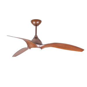 โคมไฟพัดลมควบคุมระยะไกล DC ขนาดใหญ่แบบนอร์ดิก, โคมไฟแชนเดอเลียร์สำหรับบ้านสำนักงานขนาด42นิ้วการแปลงความถี่อัจฉริยะสามใบ - Product Image 1