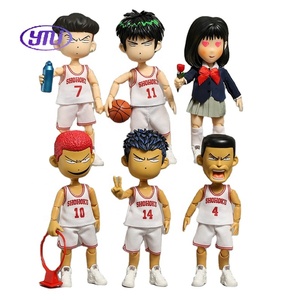 Figuras Slam Dunk Hanamichi Sakuragi Rukawa Kaede Mitsui Hisashi Miyagi Ryota Akagi Takenori Haruko Action Toy Collection Figure - Product Image 1