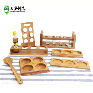 Creative rotating <b>bamboo</b> seasoning <b>container</b>, kitchen seasoning storage box, salt shaker, factory direct sales of <b>bamboo</b> boxes. - Product Image 4