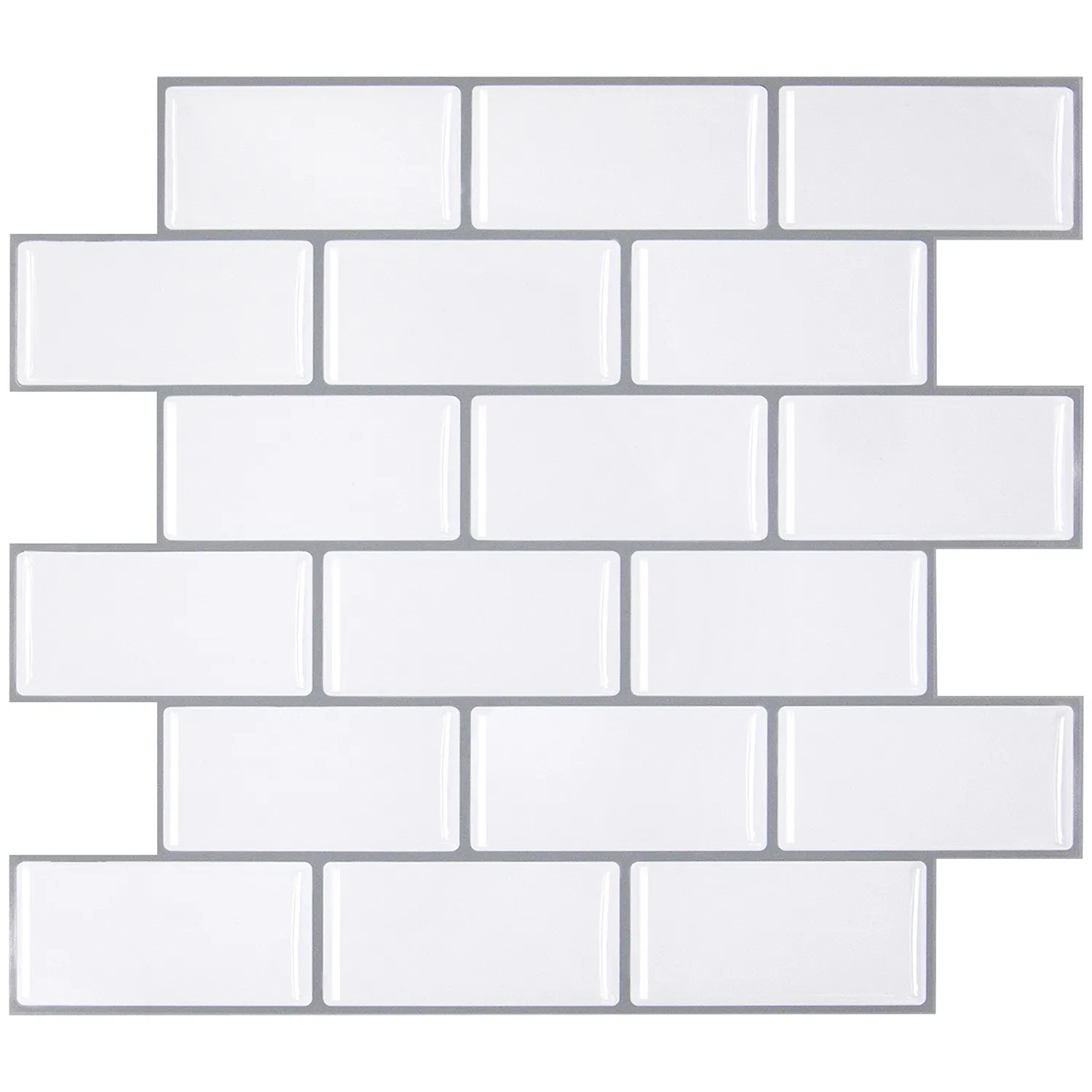 Etiqueta de vinil auto-adesiva, decalque de parede 3d de tijolos de vinil tipo faça você mesmo