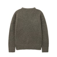 AiNear Vente en gros de logo personnalisé Oem & Odm Pull tendance en tricot à manches longues et col rond brodé pour hommes en laine mélangée
