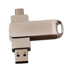 แฟลชไดรฟ์ USB แบบ 2-in-1 สำหรับโทรศัพท์ คอมพิวเตอร์ และแล็ปท็อป สำหรับใช้เป็นของแจก - Product Image 5