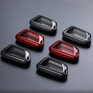 Étui de protection pour clé de voiture en fibre de carbone véritable pour Chevrolet Corvette C8 Coupé 7 boutons Z51 2020 2021 Porte-clés télécommande - Product Image 6