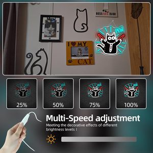 Enseigne au néon pour chat, lampe LED mignonne pour enfants, décoration murale pour bar, salle de jeux, café, fête pour animaux de compagnie, cadeau pour les <span class=keywords><strong>amoureux</strong></span> <span class=keywords><strong>des</strong></span> <span class=keywords><strong>chats</strong></span> - Product Image 6