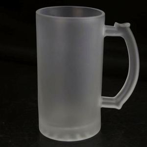 Mug de 16 oz pour sublimation par transfert thermique, verre vierge à revêtement pour bière et vin, vente en gros aux États-Unis, sac OPP, articles promotionnels classiques, 16 oz - Product Image 2