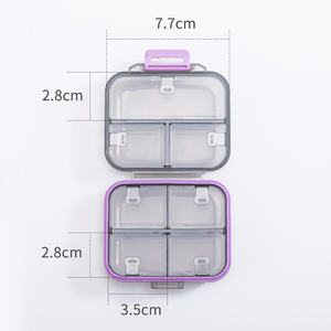 Atacado Personalizado Tamanho Do Bolso De Plástico <span class=keywords><strong>Pill</strong></span> Box Pocket Size PP Plastic <span class=keywords><strong>Pill</strong></span> Dispenser Atacado Personalizado Plastic Pocket <span class=keywords><strong>Pill</strong></span> - Product Image 2