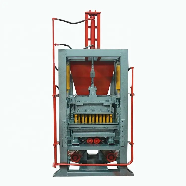 Bloque de hormigón de azulejo de goma hidráulica, maquinaria para fabricación de bloques, cantidad 3-35B