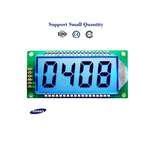 Módulo de pantalla LCD de segmento TN de temperatura ultra amplia con controlador de retroiluminación HT1621 para instrumentación - Product Image 3