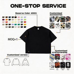 T-Shirt <span class=keywords><strong>Anime</strong></span> Personalizzate a Manica Corta, <span class=keywords><strong>Abbigliamento</strong></span> Vintage di Marca Oversize Streetwear, 100% Cotone 240g, Ordine Minimo 1 Pezzo - Product Image 4