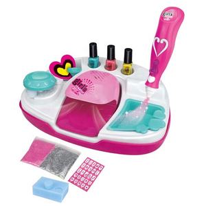 Jeu de simulation de mode robe <span class=keywords><strong>jouet</strong></span> électrique sèche-<span class=keywords><strong>cheveux</strong></span> avec ensemble de stylos à ongles - Product Image 1