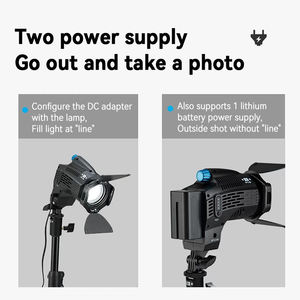 NANLITE ha condotto la luce della macchina fotografica dello Studio della luce dello Studio che riprende la luce della foto messa a fuoco costante sulla lampada di ripresa esterna 8B - Product Image 2