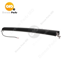 Lampu Led atap truk, bilah lampu Led Offroad 50 inci baris tunggal melengkung 52 "43" 37 "31" untuk mobil