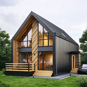 Maisonnette moderne en ossature A, préfabriquée avec panneaux SIP, cabane modulaire, pièce de jardin, suite de jardin, ADU, bureau de jardin, espace de vie - Product Image 1