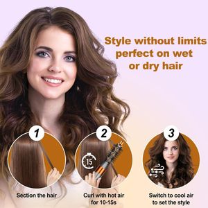 แปรงเพิ่มวอลลุ่มสีทอง20มม. สำหรับผมสั้นปานกลางใช้พลังงานไฟฟ้าเพิ่มวอลลุ่มสร้างผมหยิกฟู - Product Image 4