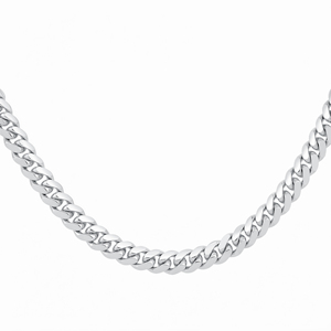 Cadena Cubana de Platino Pt950 Blanca Sólida de Alta Calidad, Collar Unisex Minimalista de Lujo, Regalo de Joyería de Platino - Product Image 2