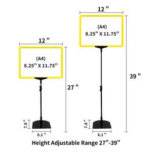 Frame Sign Holder Stand Poster Stands para Display Floor Standing - Product Image 6