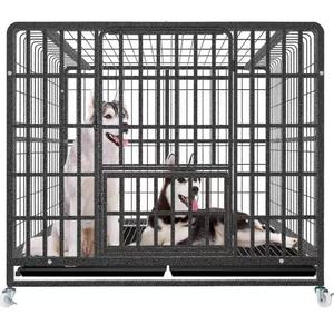 Vente en usine de cages pour animaux couleur noire treillis métallique soudé extérieur lourd chenils pour chiens cages et maisons pour animaux de compagnie - Product Image 1