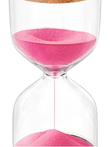 Reloj de Arena Moderno y Ecológico de Vidrio, Temporizador de Arena de 3/5/10/20/30/60 Minutos, Reloj de Arena Colorido, Decoración de Escritorio Portátil para Oficina - Product Image 1