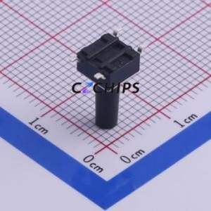 TS-1002S-12526C Tactile Switch SMD-4P,6x6mm Switch Single Pole Single Throw Round Button Vertical Mount 6mm - Product Image 2