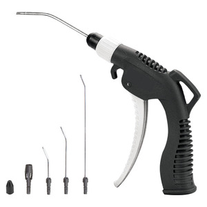 Pistola de soplado de aire comprimido de metal con extensiones de flujo de aire de acero - Product Image 4