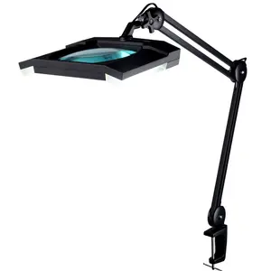 Magnifying Led Lamp Medical Equipment LED Steady Desk Light Large Lens LED Magnifying Glass Lamp 9002LED Magnifier Lamp With Led Light For Dental