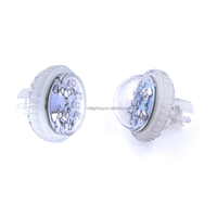 CHJ Carnival E14 Chameleon 35mm 24V Lumière LED RGB automatique pour manèges et parcs d'attractions, type cabochon, pour grandes roues
