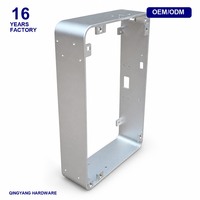 Cadre en aluminium sur mesure pour terminal de reconnaissance faciale, cadre d'écran, extrusion de précision, outillage de cintrage, boîtier de contrôle d'accès