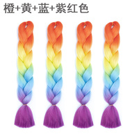 Perruques tressées africaines brésiliennes en soie synthétique haute température à texture yaki
