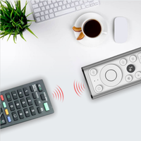 X9 Keyboard Mini nirkabel Aloi aluminium, Mouse udara Mini nirkabel 2.4g dapat diisi ulang suara dua sisi Remote Control