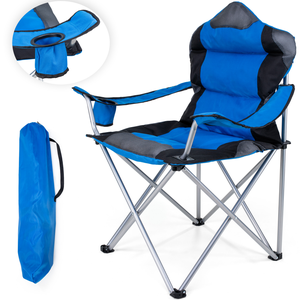 Chaise de camping pliable en tissu pour l'extérieur avec rembourrage en coton - Product Image 6