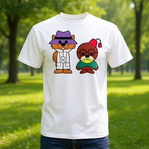 Camiseta Secret Squirrel And Morocco Mole, camiseta gráfica blanca unisex para adultos - Product Image 3