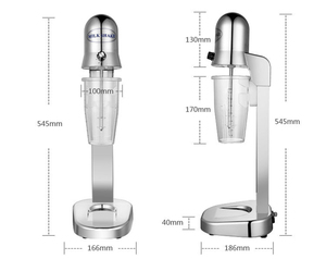 Mezclador de batido de leche comercial con 1 cabezal, proveedor de servicio de té de burbujas de una parada - Product Image 2