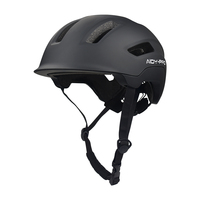 Casque de vélo LED rechargeable par USB HXC HX-0141 avec feu arrière, matériau PC+EPS, DUAL SPORT, pour la ville et les trajets quotidiens, sécurité