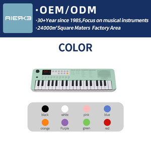 Clavier numérique portable à 37 touches MK1, <span class=keywords><strong>piano</strong></span> intelligent, noir, écran LED et orgue électronique à lecture automatique - Product Image 2