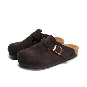 Zapatos <span class=keywords><strong>Birkenstock</strong></span> de moda, cómodos y sencillos de una pieza para hombre con cubierta para la cabeza y Media chancla - Product Image 5
