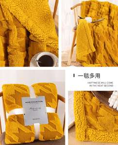 Jacqua polaire sherpa couverture polaire eskimo grosse couverture imprimée confortable super doux sherpa couverture personnalisée - Product Image 4