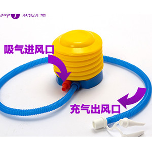 Bomba de pie Qusheng de 10 cm con manguera integrada para inflar y desinflar - Product Image 2