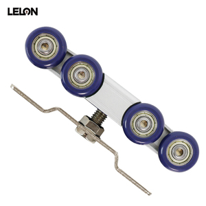 Sürgülü kapı tampon damperi asılı tekerlekler ağır ahşap kapı palet makarası sistemi çift yönlü tamponlama silindiri kiti - Product Image 6