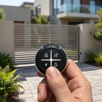 Control Remoto RF YET2145 433mhz de 4 Teclas con Código Variable para Controlar el Elevación y Descenso de Equipos de Elevación