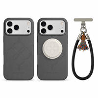 Coque de téléphone en silicone antichoc avec logo gravé et chargement magnétique sans fil pour iPhone 15 16 17 18 Pro Max