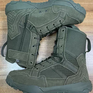 Bottes tactiques vertes DSF32 pour hommes, en daim, pour l'extérieur, toutes saisons, respirantes, chaussures de randonnée - Product Image 2