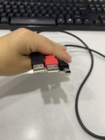 Échantillon Gratuit Câble USB 2-en-1 avec gaine en PVC et blindage tressé pour ordinateur et disque dur externe