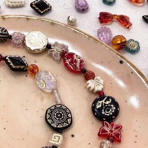 Diy mixto Vintage oro caliente checo acrílico joyería hecha a mano collar pulsera Accesorios Materiales accesorios cuentas - Product Image 2