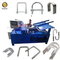 Machine automatique de fabrication de colliers de serrage, machine de formage de colliers de serrage pour tuyaux, machine CNC de pliage et de poinçonnage de colliers en fer plat et de colliers en U pour tuyaux
