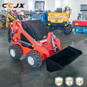 <span class=keywords><strong>Mini</strong></span>-chargeuse compacte sur chenilles CE EPA 25HP avec moteur hydraulique, plusieurs accessoires : <span class=keywords><strong>godet</strong></span>, fourche à palettes en acier, tarière pour la construction - Product Image 2