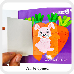 Stampa Personalizzata di Libri Interattivi con Alette Sollevabili per Bambini, Libri Educativi Bilingue, Produzione all'Ingrosso - Product Image 1