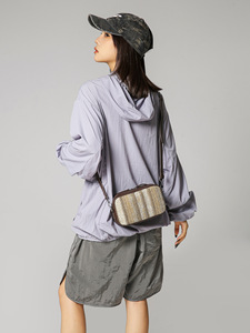 กระเป๋าคาดเอวสานทรงโบโฮกันน้ำ  สำหรับฤดูร้อน  แบบ unisex  ขนาดเล็ก  ใส่ของไปทะเลได้  พร้อมช่องใส่เหรียญ  ซิปปิด  ลดราคา - Product Image 5