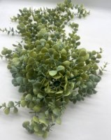 Guirlande de feuilles d'eucalyptus artificielles de haute qualité, plante murale verte en PE, décoration de plafond pour remise de diplôme et mariage
